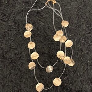 Charlotte Russe Gold Double-Strand Necklace